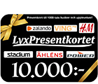 LyxPresentkortet 10 000kr