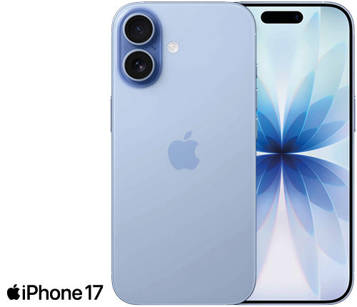 iPhone 17, 256 GB - Disblå