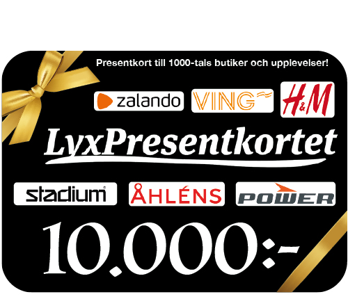 LyxPresentkortet 10 000kr