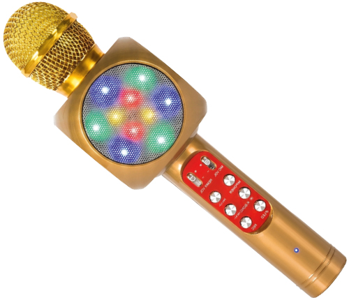 Karaokemikrofon - Guld