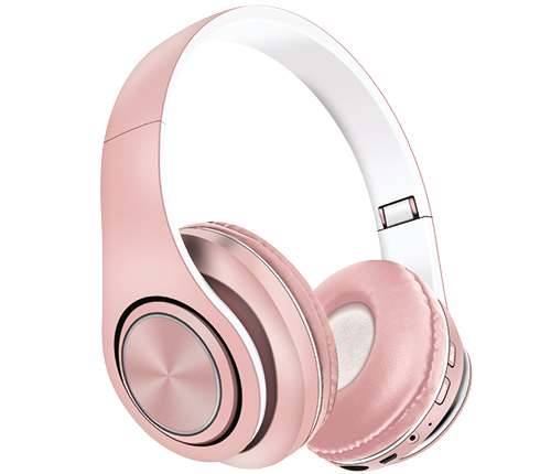 Bluetooth-hörlurar - Rosa