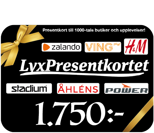 LyxPresentkortet 1 750 kr