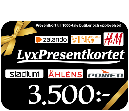 LyxPresentkortet 3 500 kr
