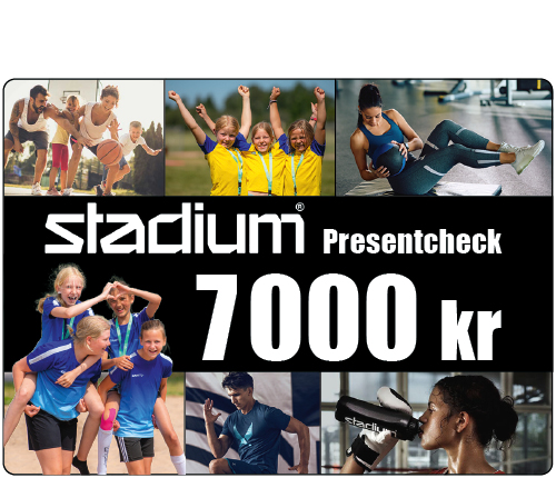 Stadium Presentcheck 7 000 kr