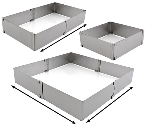 Justerbar bakningsram