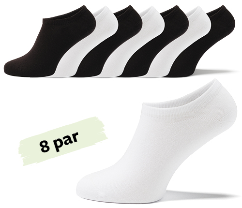Super low socks - 8 par, strl 36-40