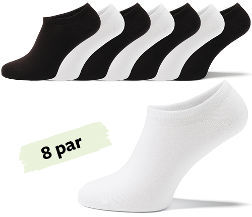 Super low socks - 8 par, strl 41-45