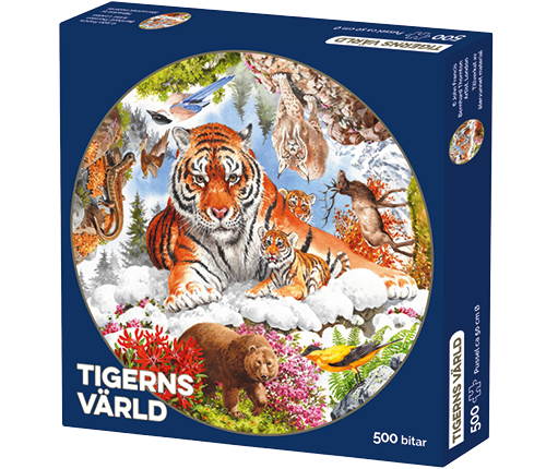 Pussel 500 bitar - Tigerns värld